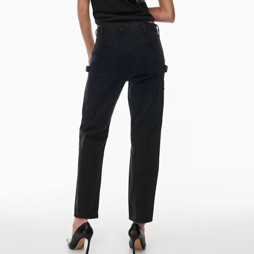 NEW! REPRESENT CLOTHING WOMEN'S CARPENTER UTILITY JEANS CROPPED TAPERED sz S